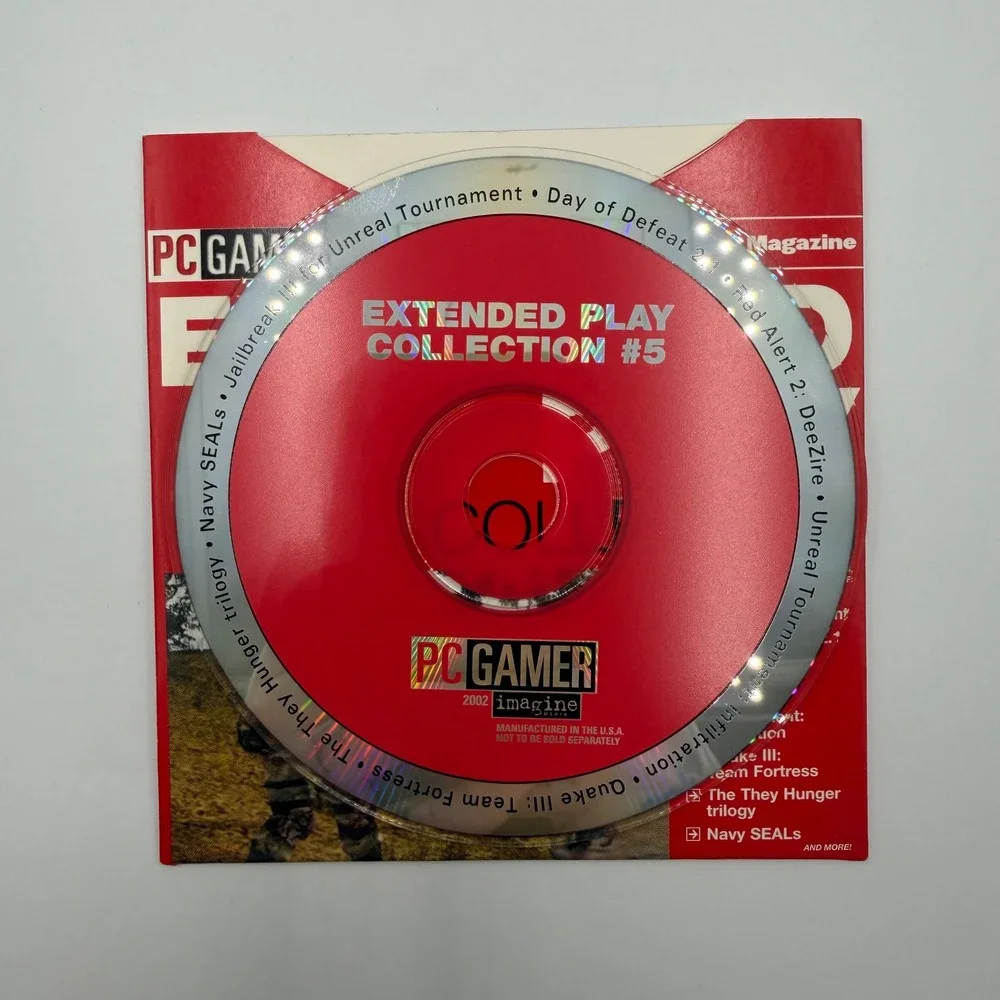 PC Gamer Extended Play Collection #5 2002 Unreal Quake III Mods CD-ROM Vintage